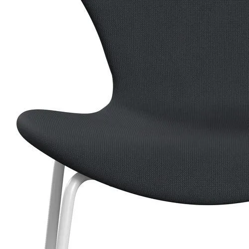 Fritz Hansen Series 7™ Chair Full Upholstery, White/Fame Grey (F60003)