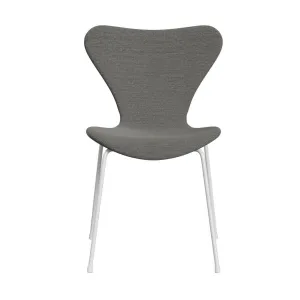 Fritz Hansen Series 7™ Chair Full Upholstery, White/Steelcut Trio White/Black