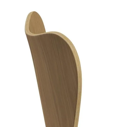 Fritz Hansen Series 7™ Chair Unupholstered, Black/Oak Veneer Natural
