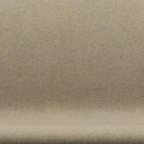 Fritz Hansen Swan™ Sofa 2 Seater, Black Lacquered/Divina Melange Grey Sand