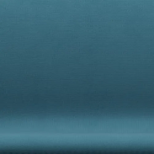 Fritz Hansen Swan™ Sofa 2 Seater, Black Lacquered/Fame Blue Green