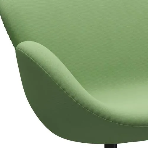 Fritz Hansen Swan™ Sofa 2 Seater, Black Lacquered/Fame Light Green