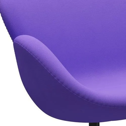 Fritz Hansen Swan™ Sofa 2 Seater, Black Lacquered/Fame Violet Light