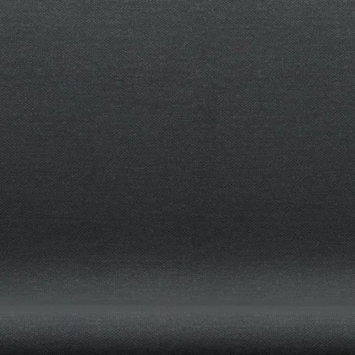 Fritz Hansen Swan™ Sofa 2 Seater, Black Lacquered/Fiord Dark Grey Multicoloured