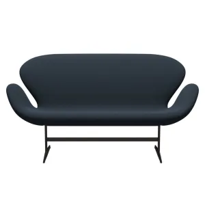 Fritz Hansen Swan™ Sofa 2 Seater, Brown Bronze/Capture Blue