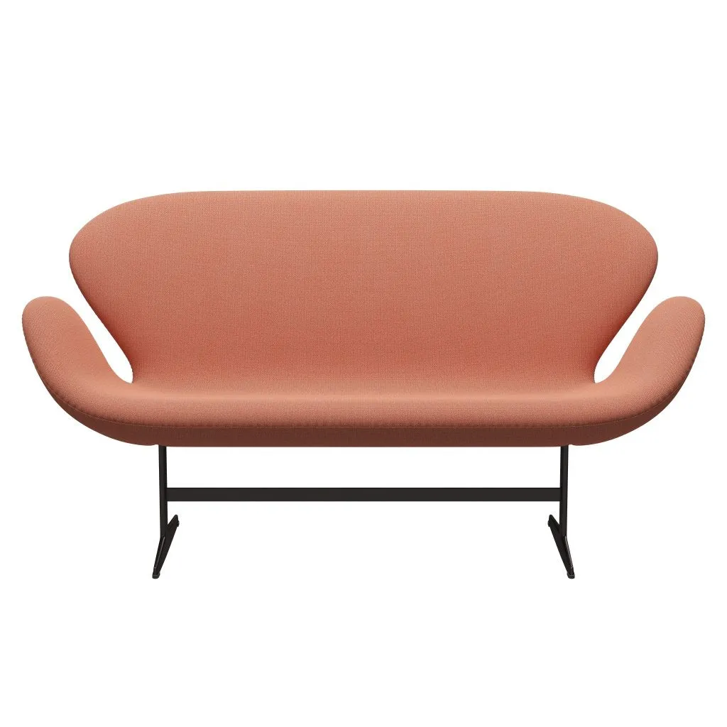 Fritz Hansen Swan™ Sofa 2 Seater, Brown Bronze/Capture Burnt Orange