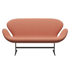 Fritz Hansen Swan™ Sofa 2 Seater, Brown Bronze/Capture Burnt Orange