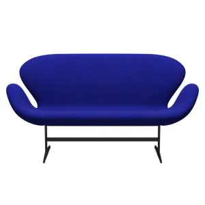 Fritz Hansen Swan™ Sofa 2 Seater, Brown Bronze/Divina Coral Blue