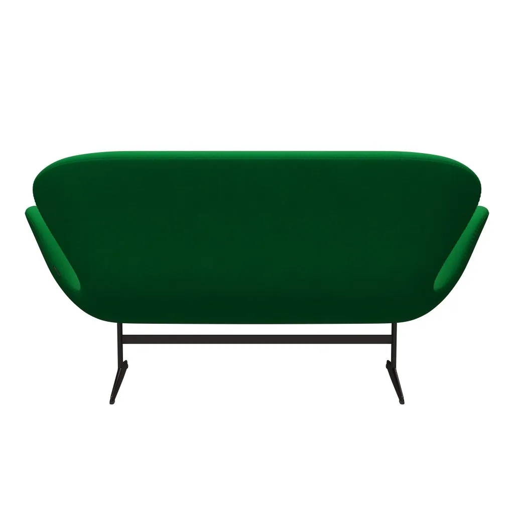 Fritz Hansen Swan™ Sofa 2 Seater, Brown Bronze/Divina Grass Green