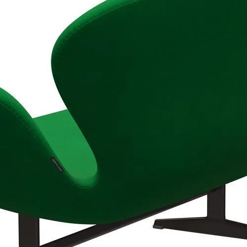 Fritz Hansen Swan™ Sofa 2 Seater, Brown Bronze/Divina Grass Green