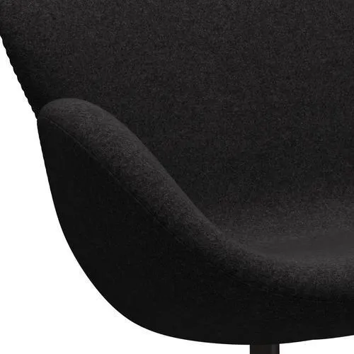 Fritz Hansen Swan™ Sofa 2 Seater, Brown Bronze/Divina Md Dark Grey