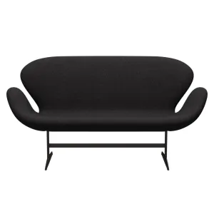 Fritz Hansen Swan™ Sofa 2 Seater, Brown Bronze/Divina Md Dark Grey