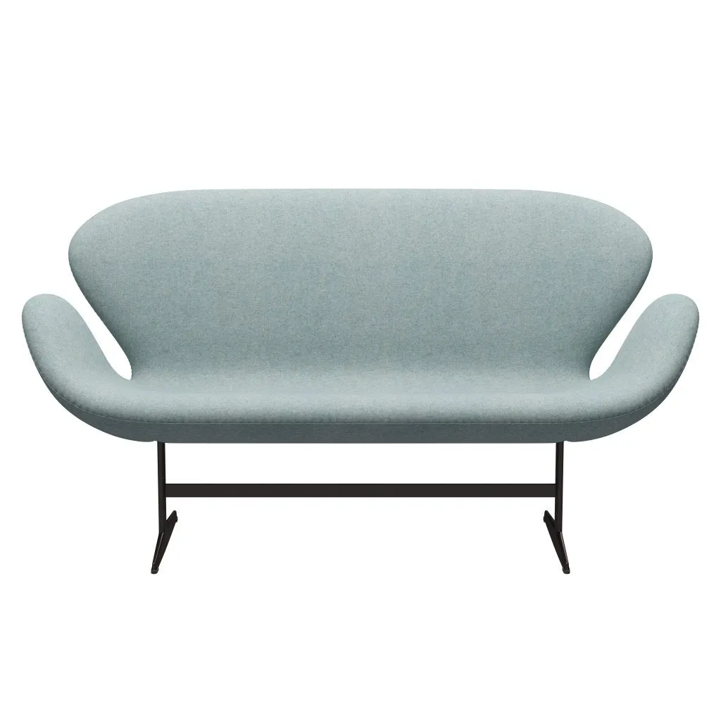 Fritz Hansen Swan™ Sofa 2 Seater, Brown Bronze/Divina Md Mint