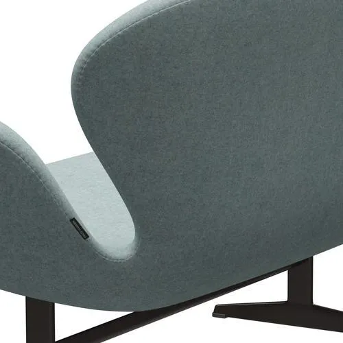 Fritz Hansen Swan™ Sofa 2 Seater, Brown Bronze/Divina Md Mint