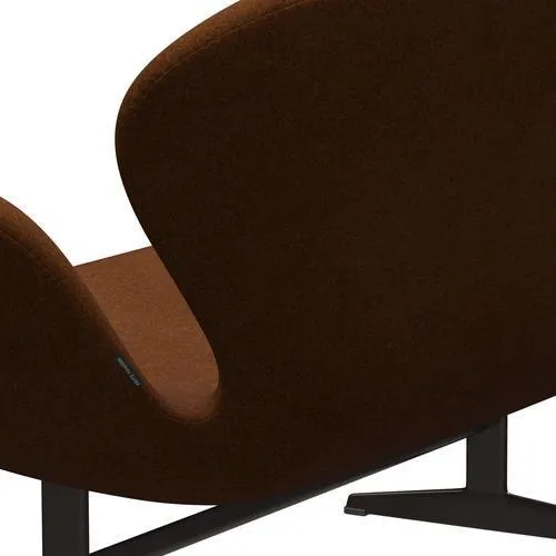 Fritz Hansen Swan™ Sofa 2 Seater, Brown Bronze/Divina Melange Burnt Orange
