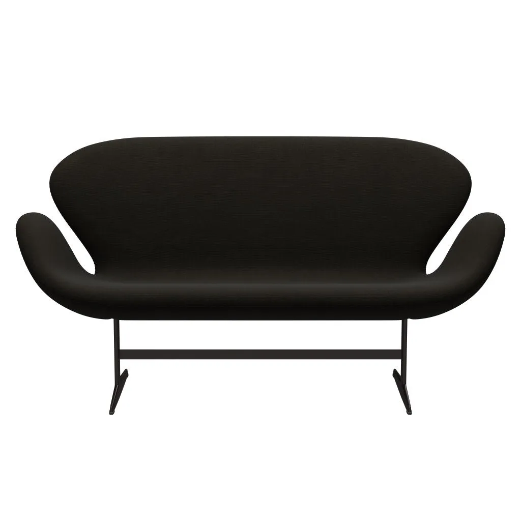 Fritz Hansen Swan™ Sofa 2 Seater, Brown Bronze/Fame Dark