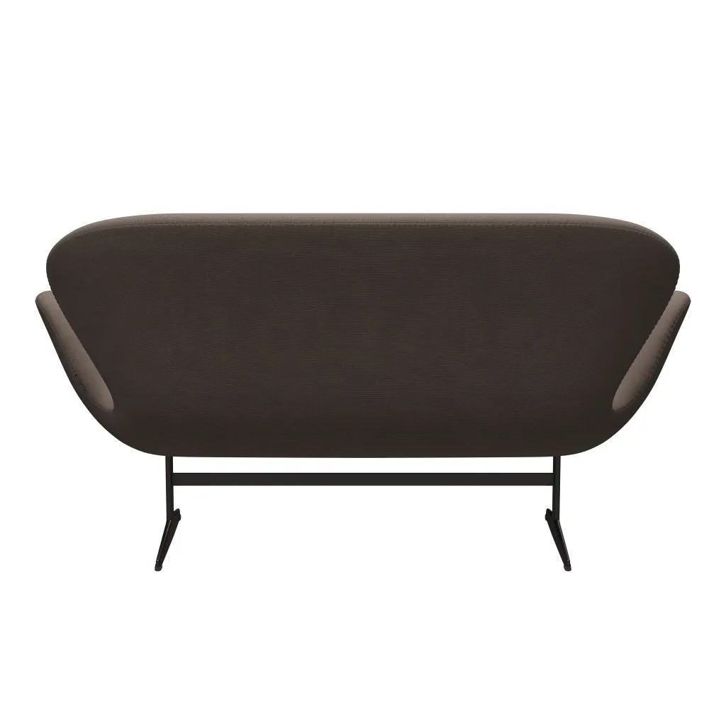 Fritz Hansen Swan™ Sofa 2 Seater, Brown Bronze/Fame Silver Dark