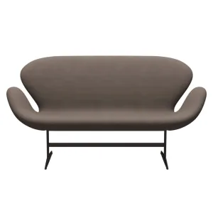 Fritz Hansen Swan™ Sofa 2 Seater, Brown Bronze/Fame Silver Dark