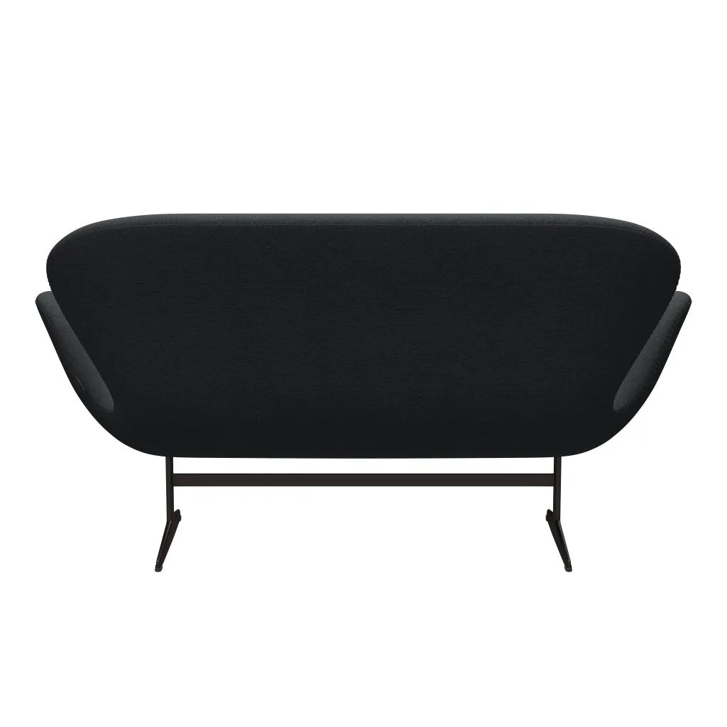 Fritz Hansen Swan™ Sofa 2 Seater, Brown Bronze/Fiord Dark Grey Multicoloured