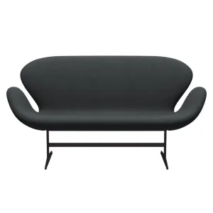 Fritz Hansen Swan™ Sofa 2 Seater, Brown Bronze/Fiord Dark Grey Multicoloured