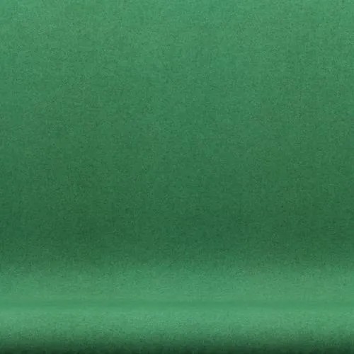 Fritz Hansen Swan™ Sofa 2 Seater, Satin Brushed Aluminium/Divina Melange Green