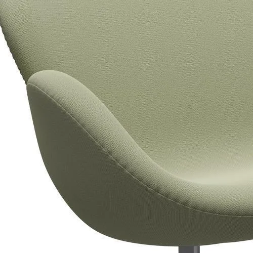 Fritz Hansen Swan™ Sofa 2 Seater, Silver Grey/Capture Soft Green