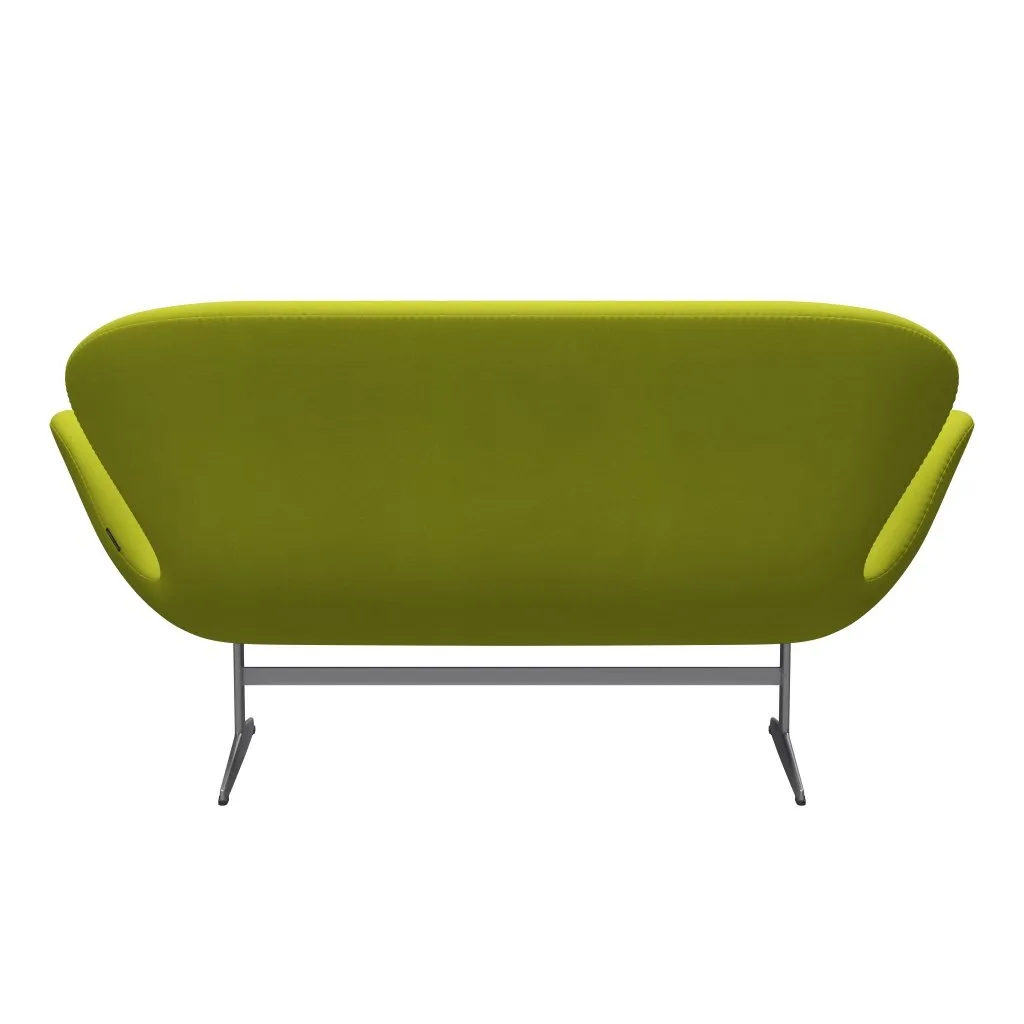 Fritz Hansen Swan™ Sofa 2 Seater, Silver Grey/Divina Lime