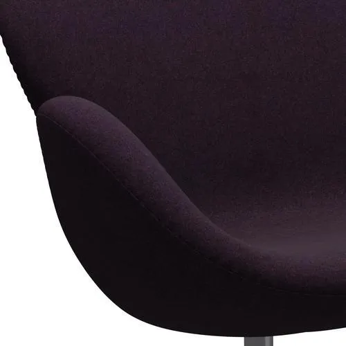 Fritz Hansen Swan™ Sofa 2 Seater, Silver Grey/Divina Md Aubergine