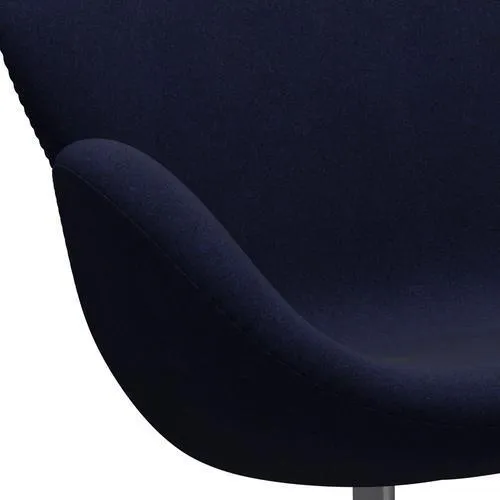 Fritz Hansen Swan™ Sofa 2 Seater, Silver Grey/Divina Melange Dark Blue