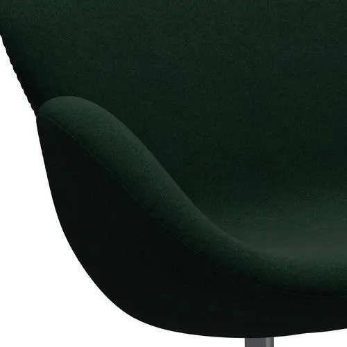 Fritz Hansen Swan™ Sofa 2 Seater, Silver Grey/Divina Melange Dark Green