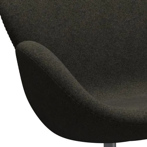 Fritz Hansen Swan™ Sofa 2 Seater, Silver Grey/Divina Melange Grey Brown