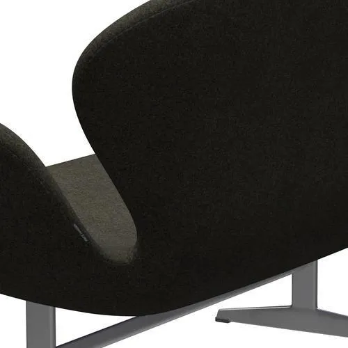 Fritz Hansen Swan™ Sofa 2 Seater, Silver Grey/Divina Melange Grey Brown