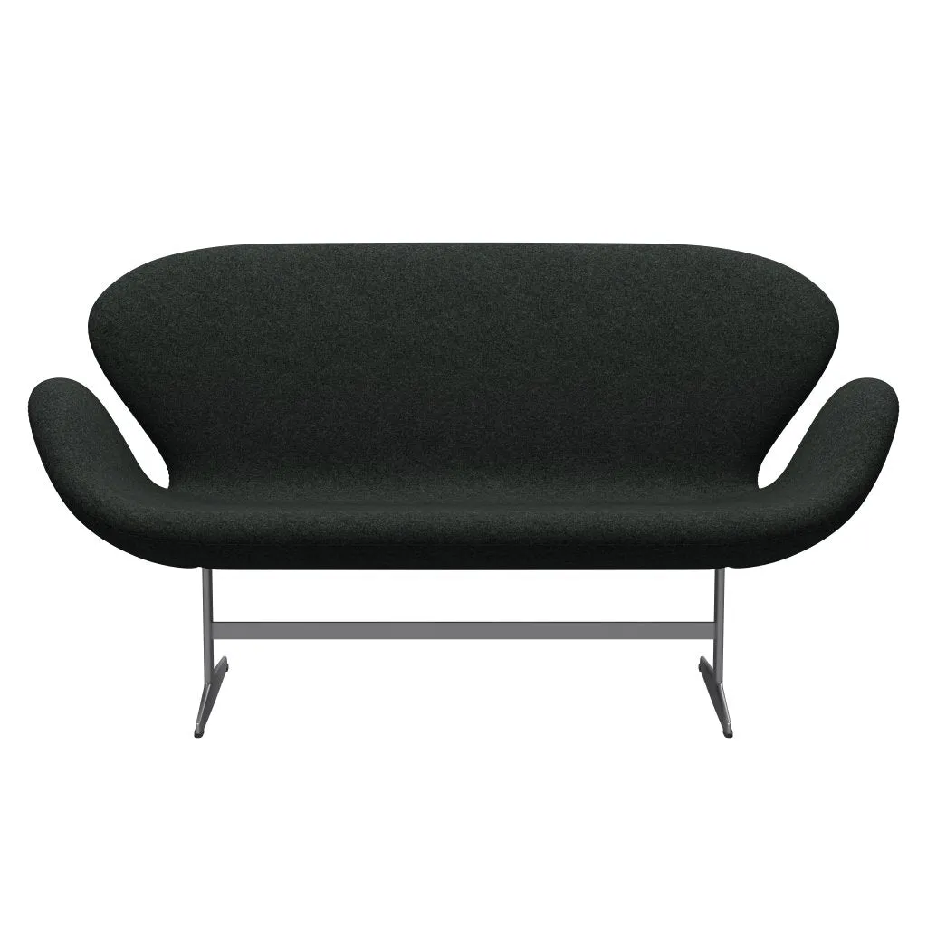 Fritz Hansen Swan™ Sofa 2 Seater, Silver Grey/Divina Melange Salt & Pepper