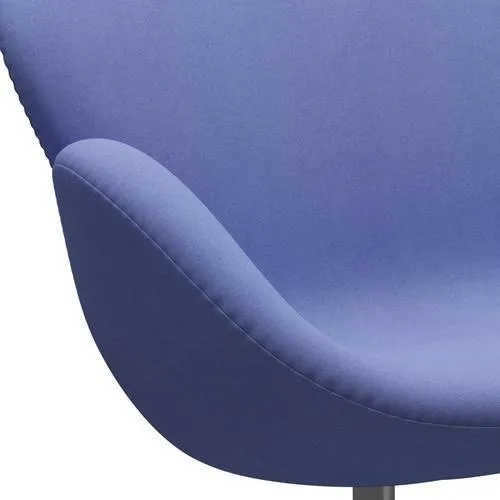 Fritz Hansen Swan™ Sofa 2 Seater, Silver Grey/Divina Pastel Blue