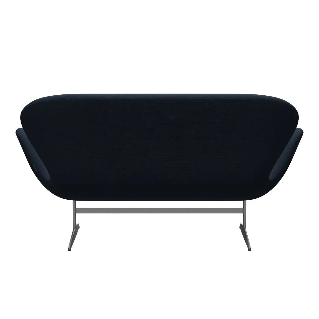 Fritz Hansen Swan™ Sofa 2 Seater, Silver Grey/Fame Blue Ant™Hracite