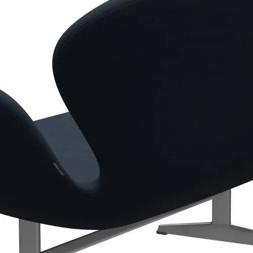 Fritz Hansen Swan™ Sofa 2 Seater, Silver Grey/Fame Blue Ant™Hracite