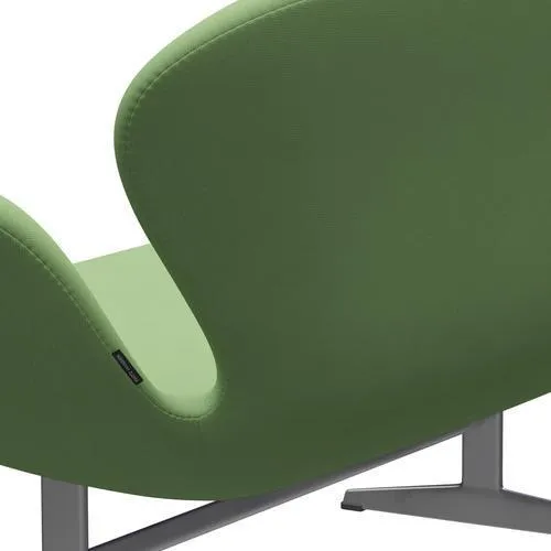 Fritz Hansen Swan™ Sofa 2 Seater, Silver Grey/Fame Light Green