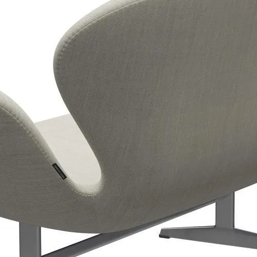 Fritz Hansen Swan™ Sofa 2 Seater, Silver Grey/Fiord Grey