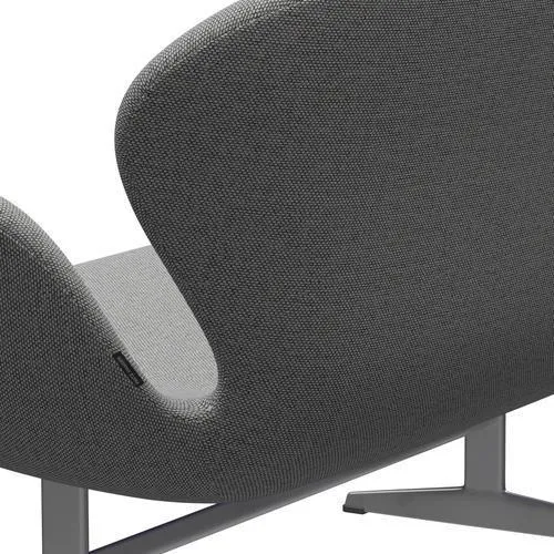 Fritz Hansen Swan™ Sofa 2 Seater, Silver Grey/Re Wool Wool White/Natural