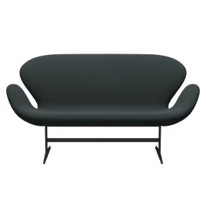 Fritz Hansen Swan™ Sofa 2 Seater, Warm Graphite/Capture Dark Deep Green