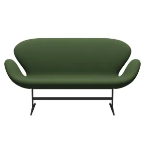 Fritz Hansen Swan™ Sofa 2 Seater, Warm Graphite/Capture Moss Green