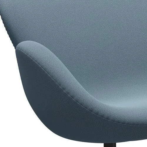 Fritz Hansen Swan™ Sofa 2 Seater, Warm Graphite/Capture Soft Blue