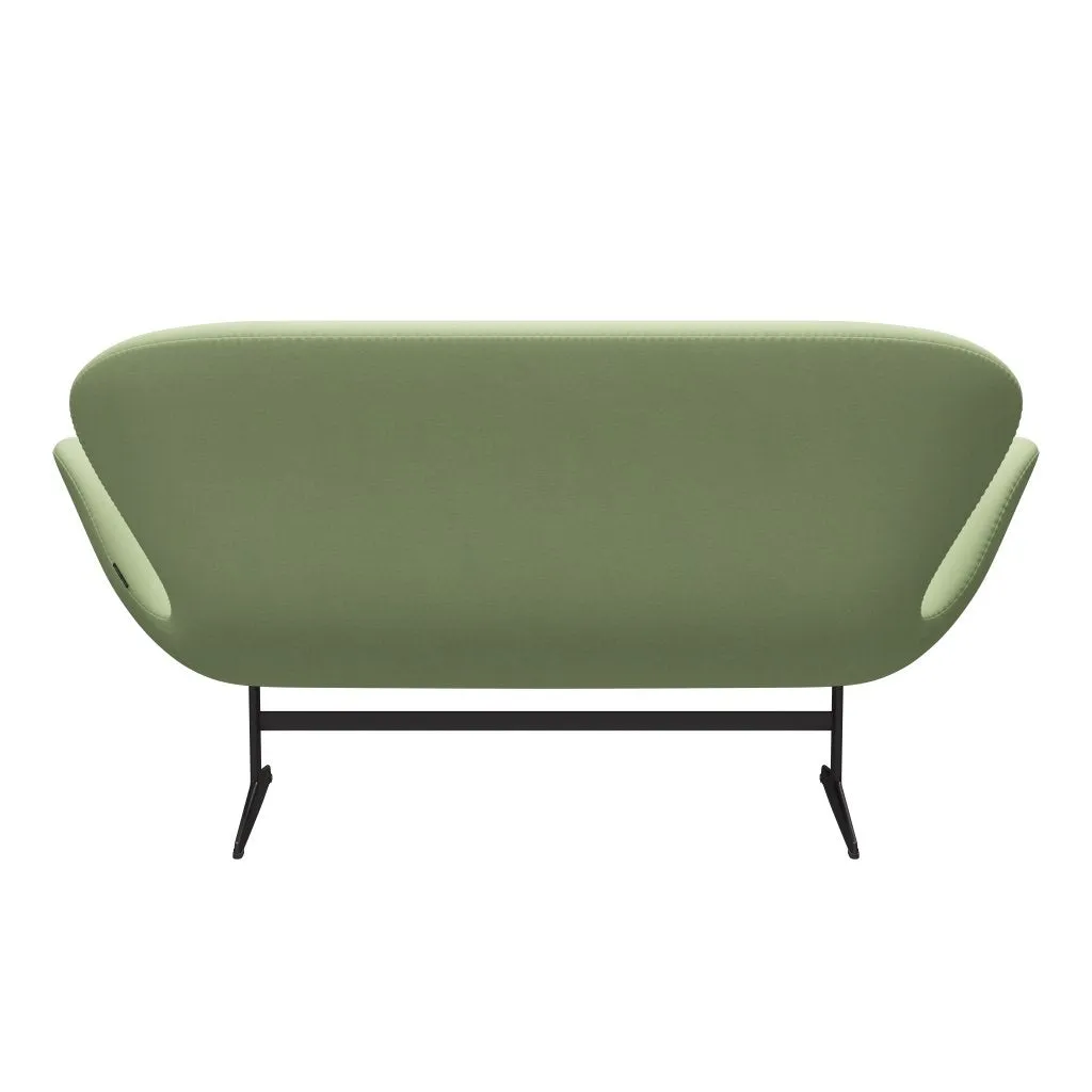 Fritz Hansen Swan™ Sofa 2 Seater, Warm Graphite/Divina Light Yellow