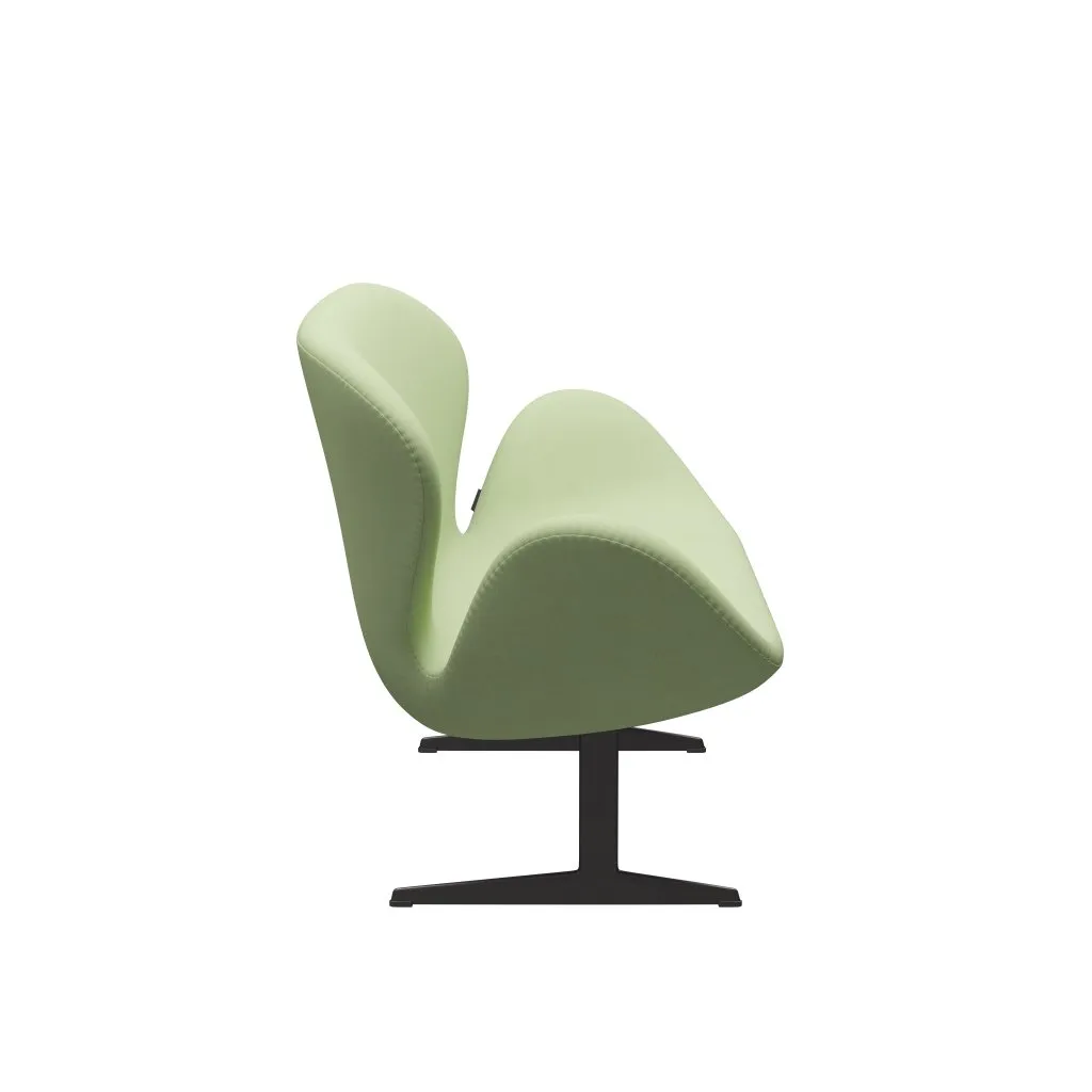 Fritz Hansen Swan™ Sofa 2 Seater, Warm Graphite/Divina Light Yellow