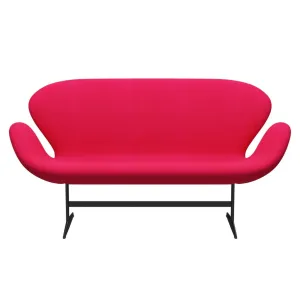Fritz Hansen Swan™ Sofa 2 Seater, Warm Graphite/Divina Lipstick Pink