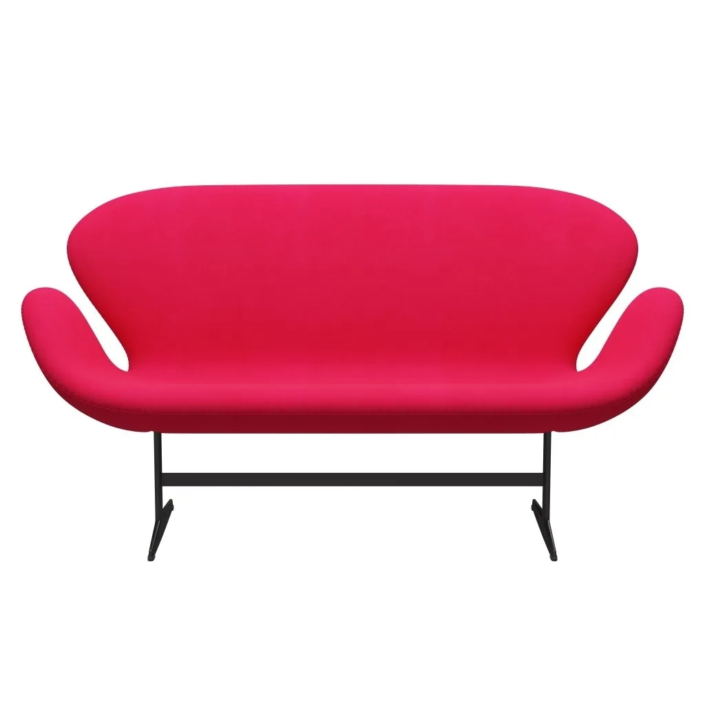 Fritz Hansen Swan™ Sofa 2 Seater, Warm Graphite/Divina Lipstick Pink