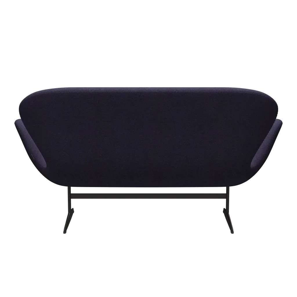 Fritz Hansen Swan™ Sofa 2 Seater, Warm Graphite/Divina Md Dusty Blue