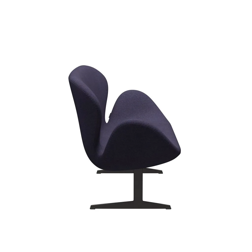 Fritz Hansen Swan™ Sofa 2 Seater, Warm Graphite/Divina Md Dusty Blue