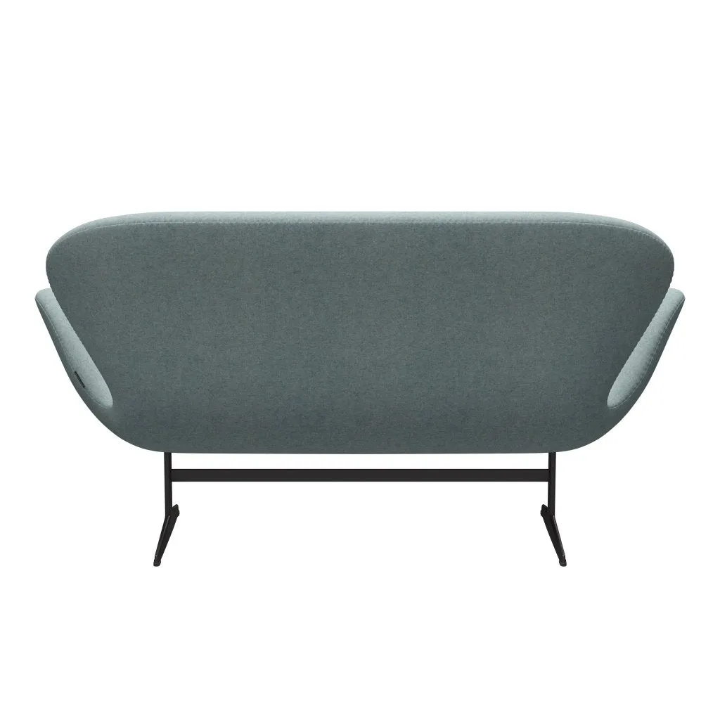 Fritz Hansen Swan™ Sofa 2 Seater, Warm Graphite/Divina Md Mint