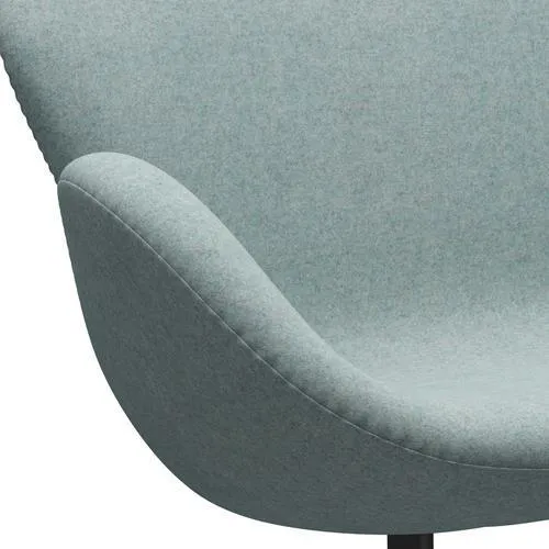 Fritz Hansen Swan™ Sofa 2 Seater, Warm Graphite/Divina Md Mint